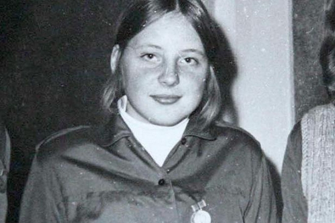 Young Angela Merkel