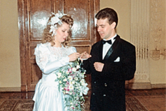 Dmitry Medvedev and Svetlana Linnik’s wedding ceremony