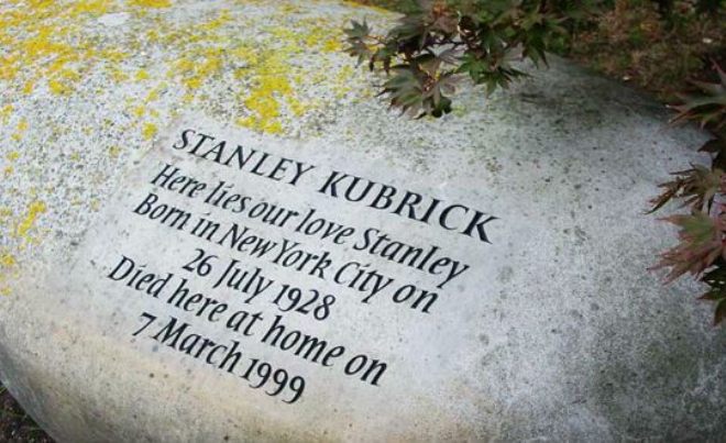 The grave of Stanley Kubrick