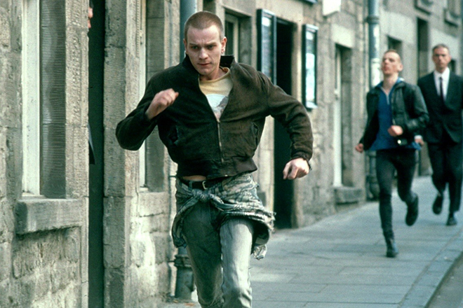 Ewan McGregor in the movie “Trainspotting”