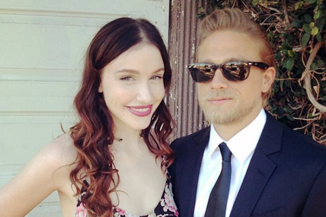 Charlie Hunnam and his girlfriend