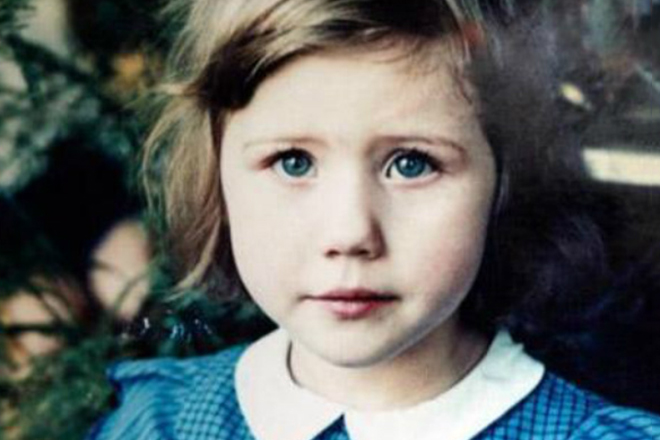 Anna Chapman in her childhood