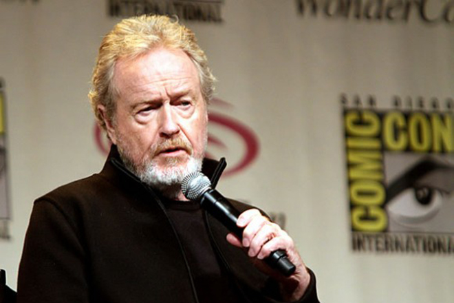 Ridley Scott at the interview