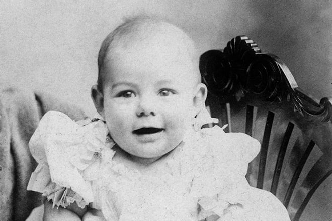 Ernest Hemingway in childhood