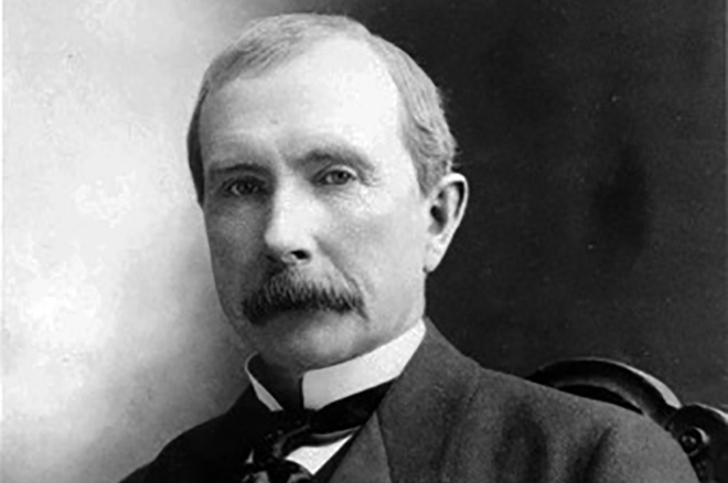 Magnate John Rockefeller in 1885