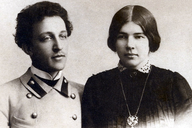 Aleksandr Blok and his wife Lubov Mendeleeva