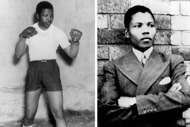 Nelson Mandela in youth