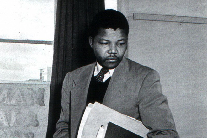 Nelson Mandela in the University
