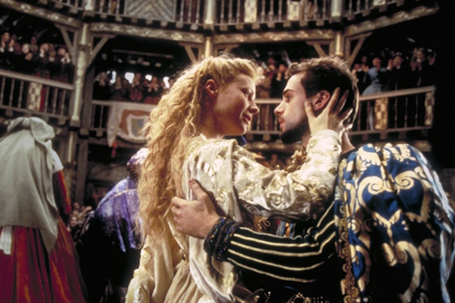The screenshot from Harvey Weinstein’s movie “Shakespeare in Love”