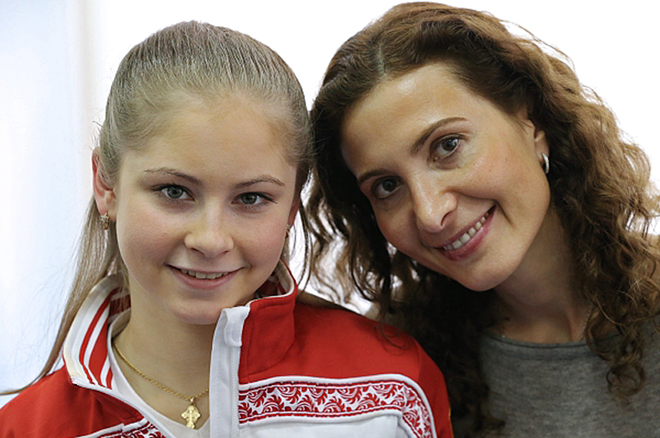 Yulia Lipnitskaya and Eteri Tutberidze