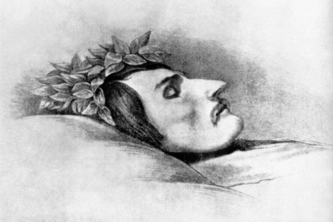 Nikolai Gogol on his deathbed