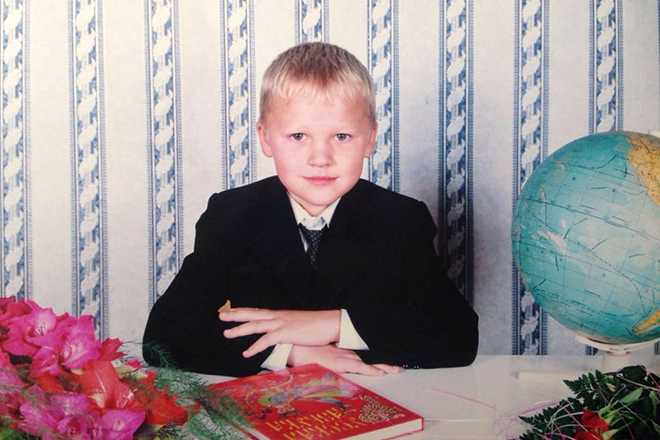 Kirill Kaprizov in his childhood