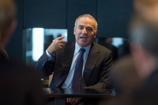 Garry Kasparov continues to take part in political processes