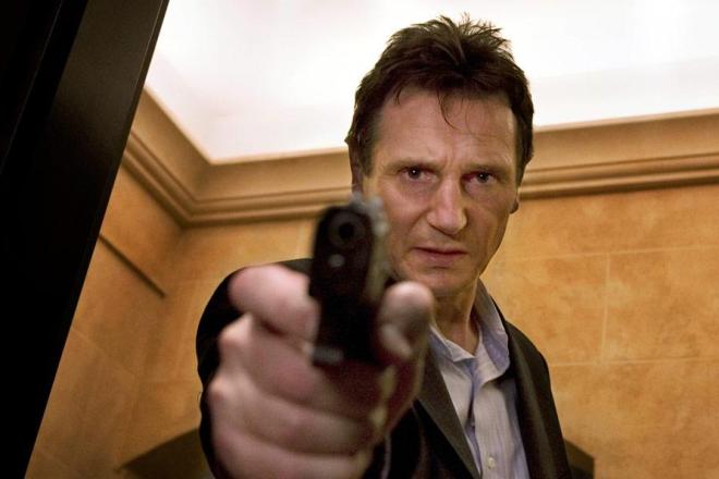 Liam Neeson in the film "Taken"