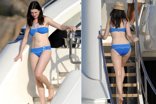 Anne Hathaway in a swimsuit