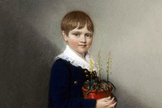 Charles Darwin in childhood
