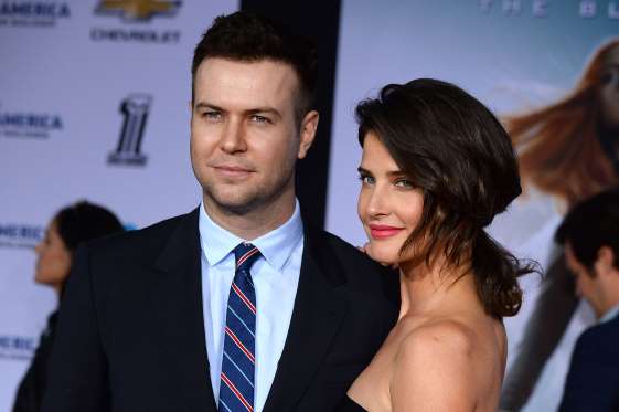 Cobie Smulders with her husband