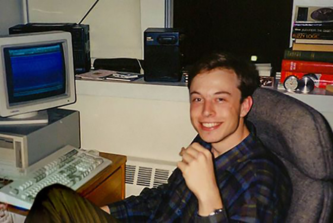 Elon Musk in his youth