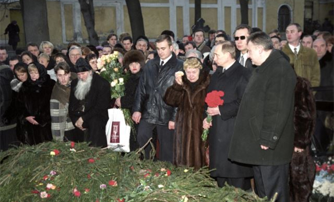 Anatoly Sobchak’s funeral
