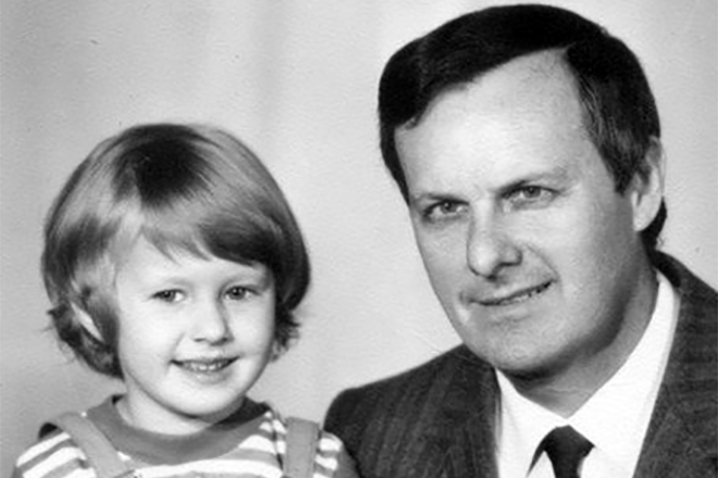 Anatoly Sobchak with his daughter Ksenia