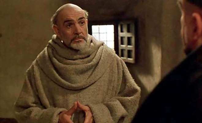 Sean Connery in the film "The Name of the Rose"