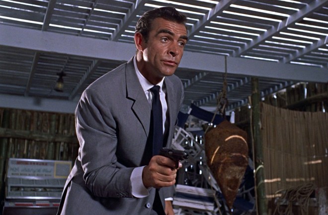 Sean Connery in the movie "Dr. No"