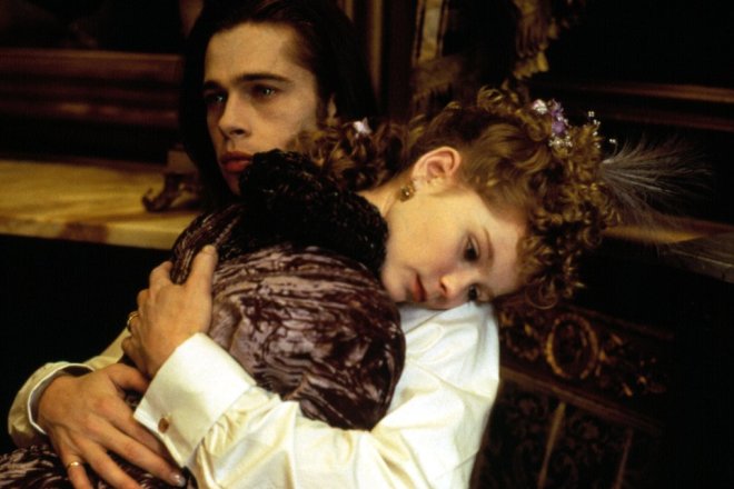 Brad Pitt and Kirsten Dunst in the movie Interview with the Vampire
