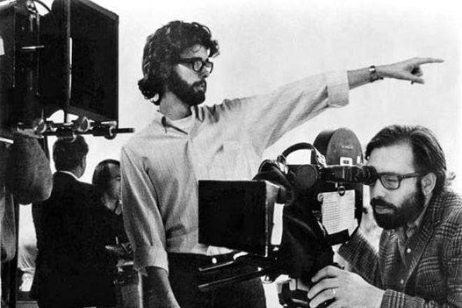 Young director George Lucas