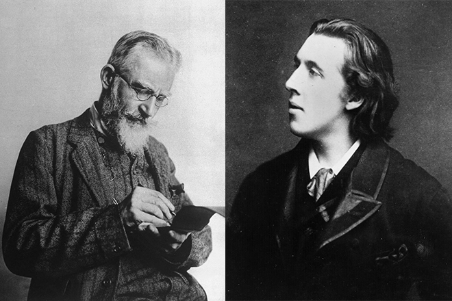 Oscar Wilde and Bernard Shaw