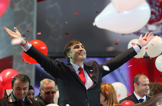 Mikhail Saakashvili and “Rose Revolution”