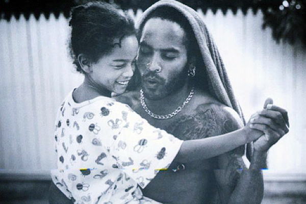 Zoë Kravitz and her father Lenny Kravitz