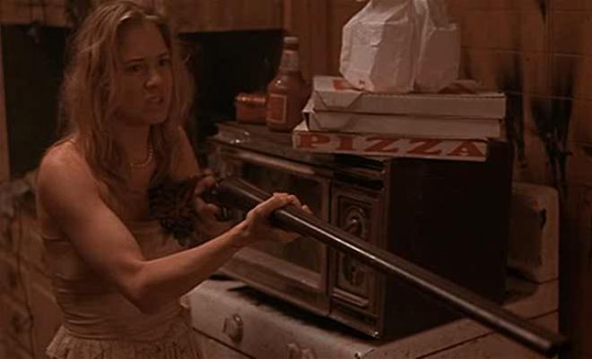 Renee Zellweger in the movie The Return of the Texas Chainsaw Massacre