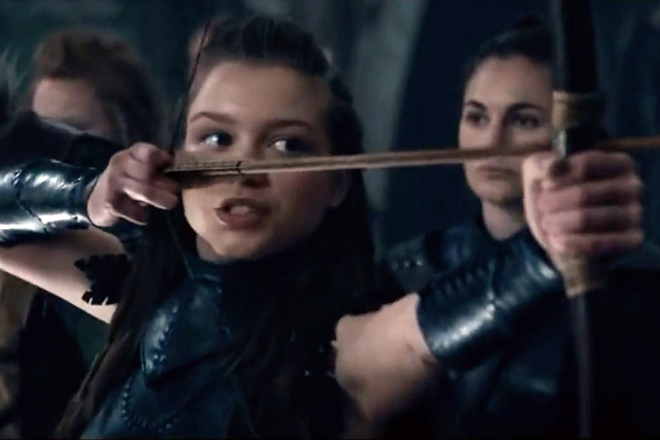 Sophie Cookson in the movie "The Huntsman: Winter's War"