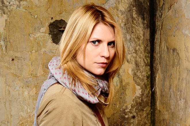 Claire Danes in the film "Homeland"