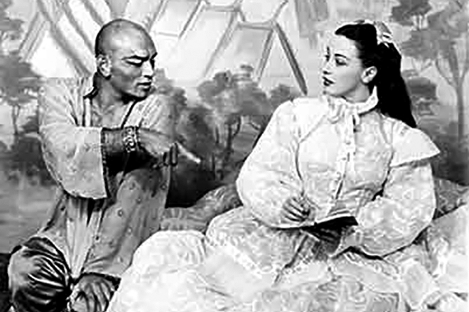 Yul Brynner in the play “The King and I”
