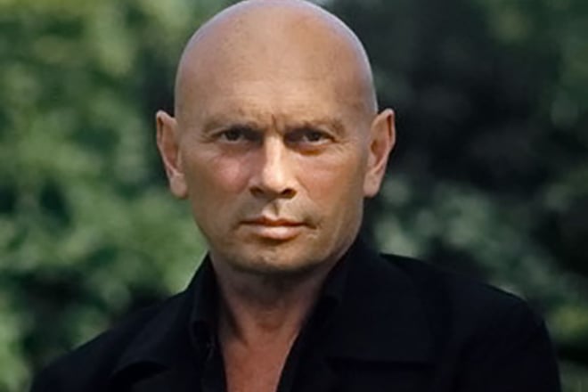 The actor Yul Brynner