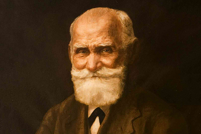 The portrait of Ivan Pavlov