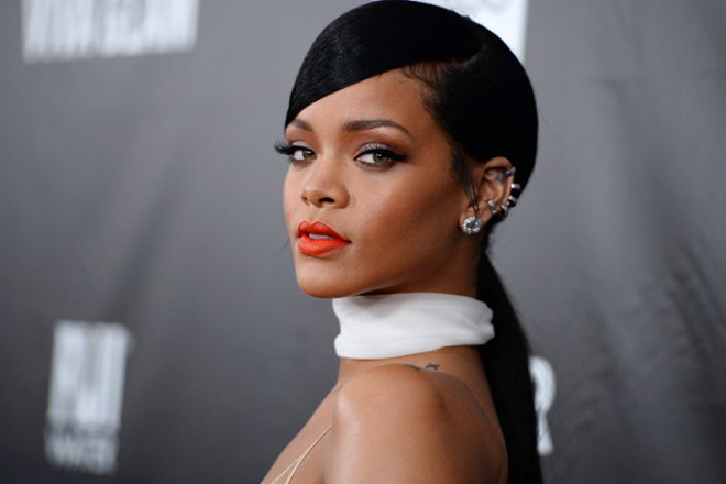 The singer Rihanna