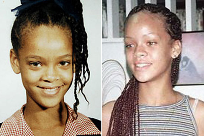 Rihanna in her childhood