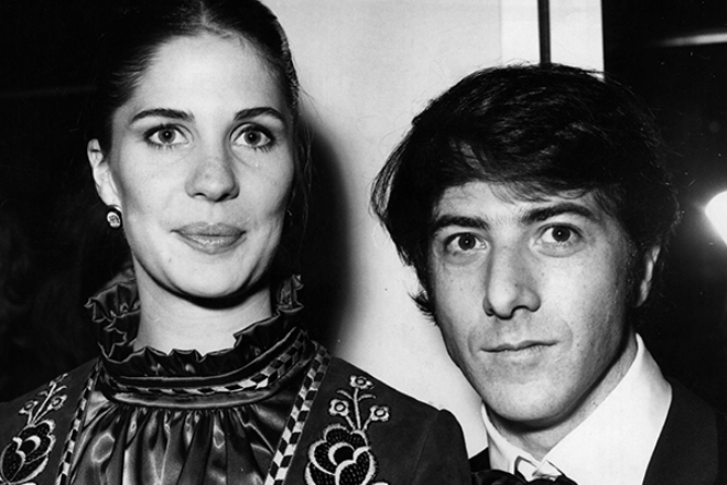 Anne Byrne and Dustin Hoffman