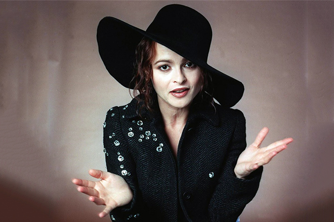 The actress Helena Bonham Carter