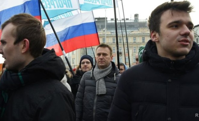 Alexey Navalny at the meeting