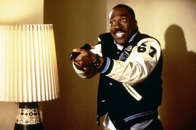 Eddie Murphy in the movie Beverly Hills Cop