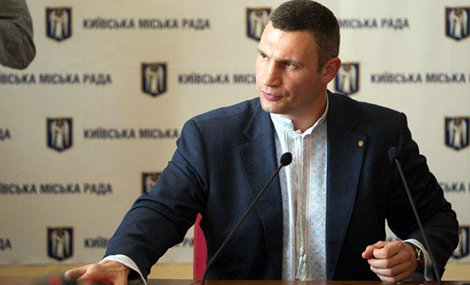 Vitali Klitschko as the Kiev mayor