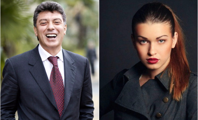 Nemtsov with Anna Duritskaya