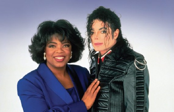 Michael Jackson and Oprah Winfrey