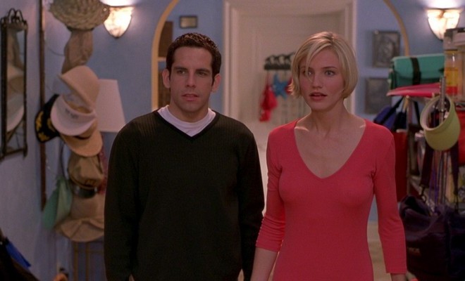 Ben Stiller and Cameron Diaz in the film There's Something About Mary