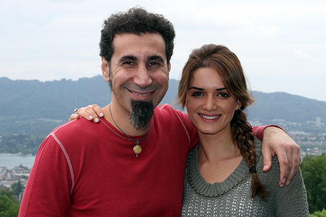 Serj Tankian and his wife Angela Madatyan