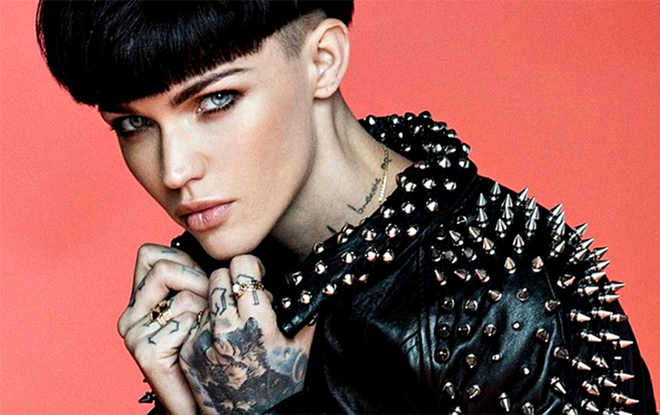 The photo model Ruby Rose
