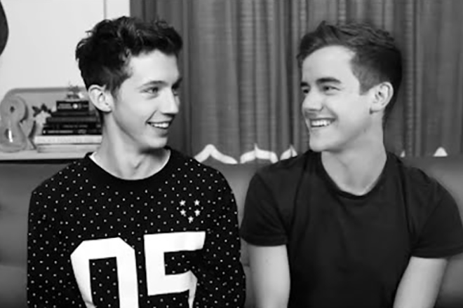 Troye Sivan and Connor Franta